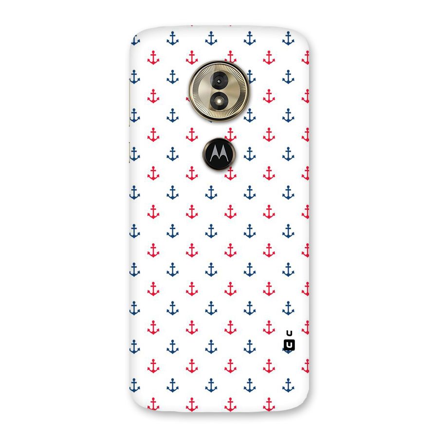 Minimal Anchor Pattern Back Case for Moto G6 Play