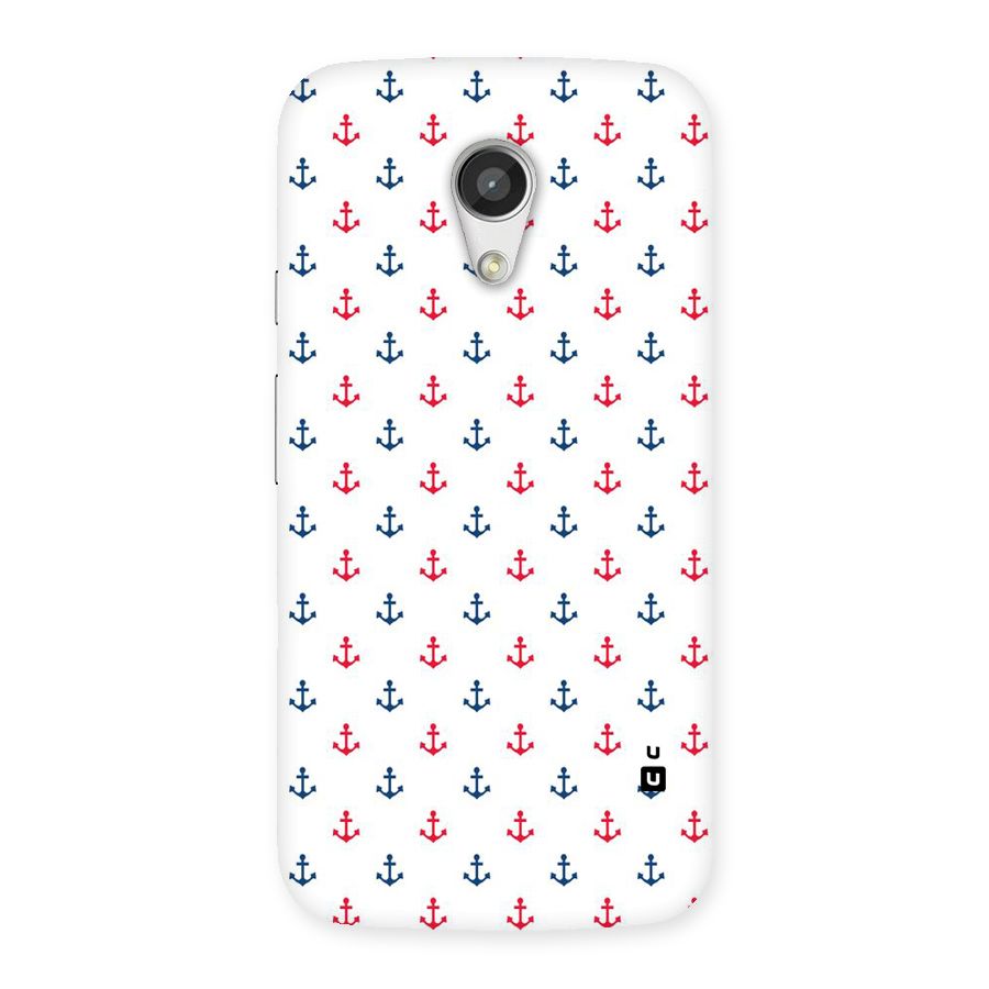 Minimal Anchor Pattern Back Case for Moto G 2nd Gen