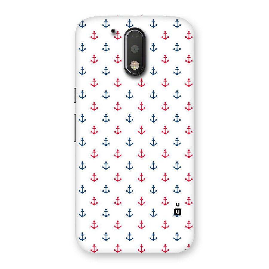 Minimal Anchor Pattern Back Case for Motorola Moto G4