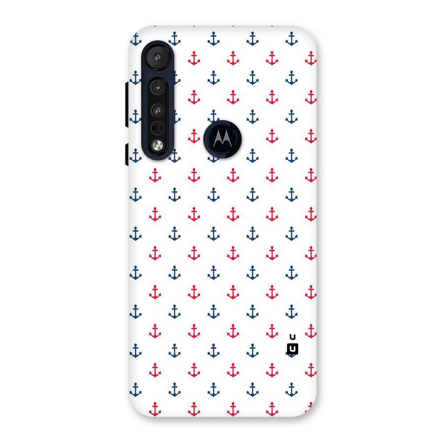 Minimal Anchor Pattern Back Case for Motorola One Macro