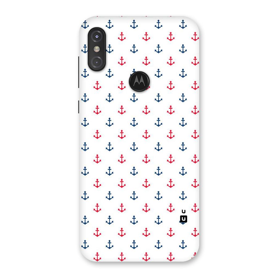 Minimal Anchor Pattern Back Case for Motorola One Power