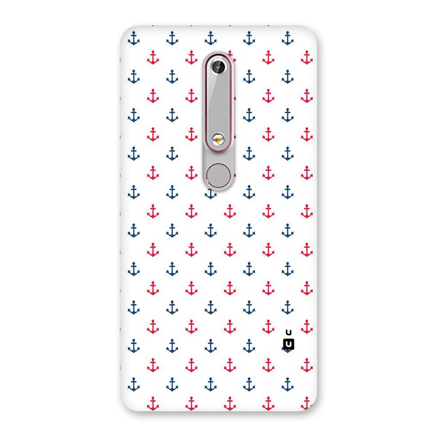 Minimal Anchor Pattern Back Case for Nokia 6.1