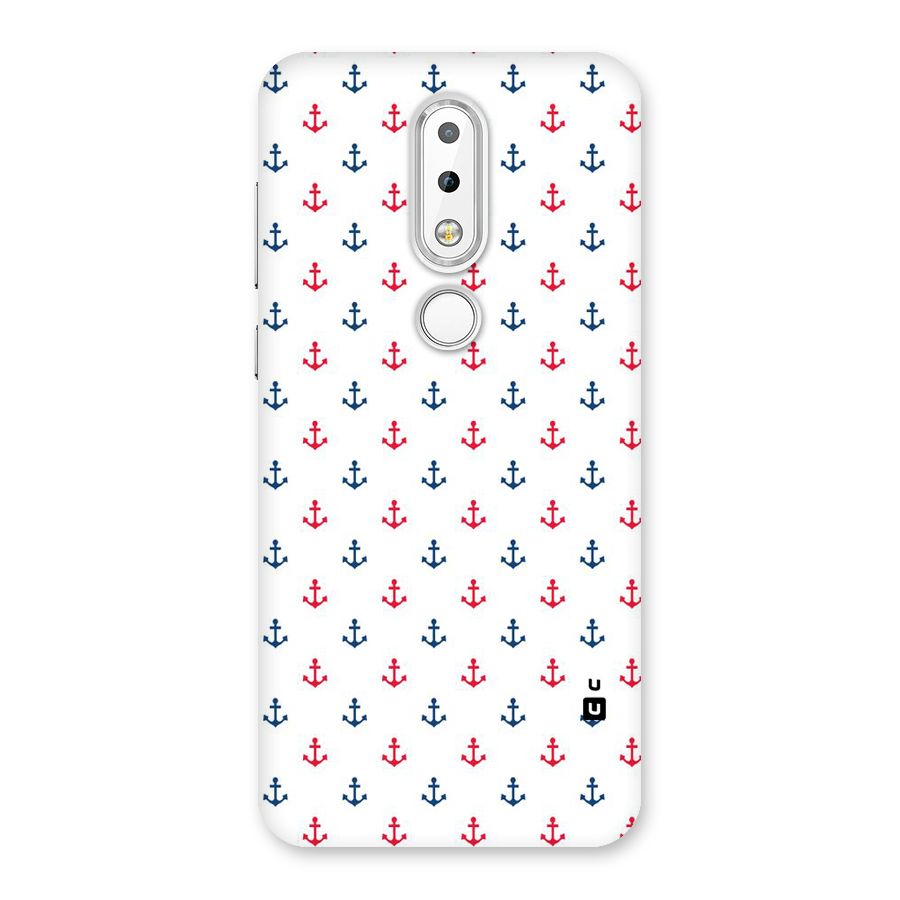 Minimal Anchor Pattern Back Case for Nokia 6.1 Plus