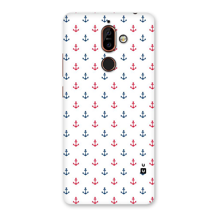 Minimal Anchor Pattern Back Case for Nokia 7 Plus