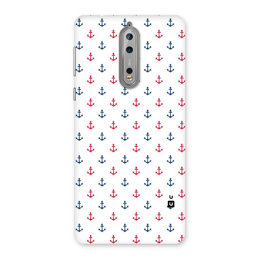 Minimal Anchor Pattern Back Case for Nokia 8