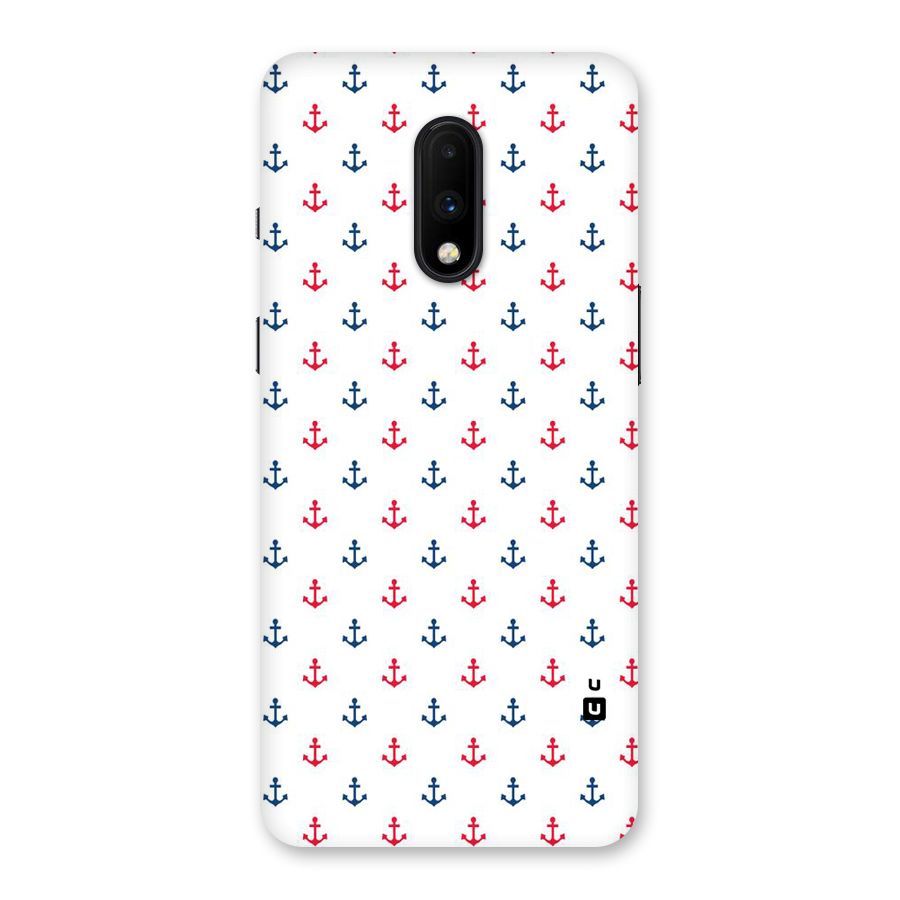 Minimal Anchor Pattern Back Case for OnePlus 7