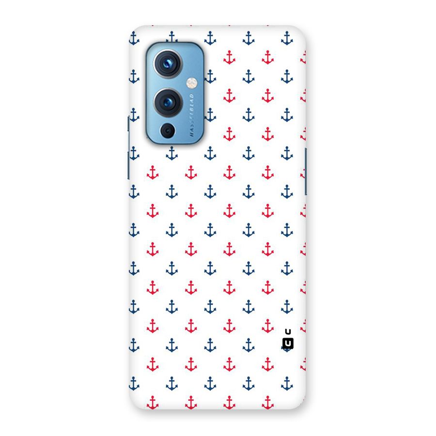 Minimal Anchor Pattern Back Case for OnePlus 9