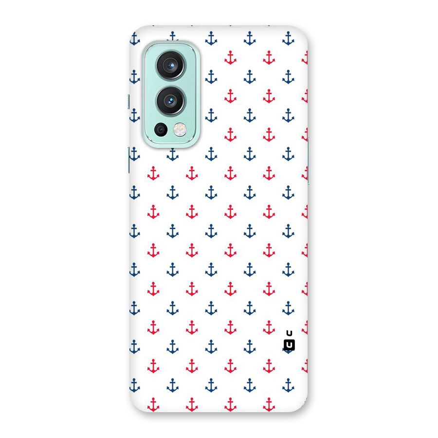 Minimal Anchor Pattern Back Case for OnePlus Nord 2 5G