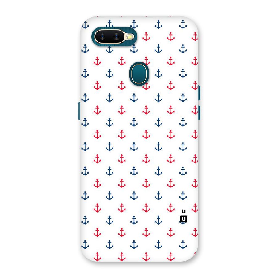 Minimal Anchor Pattern Back Case for Oppo A11k