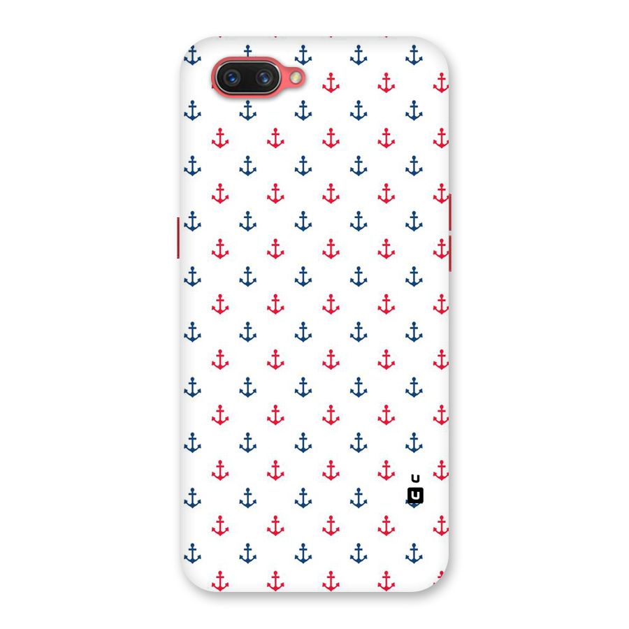 Minimal Anchor Pattern Back Case for Oppo A3s