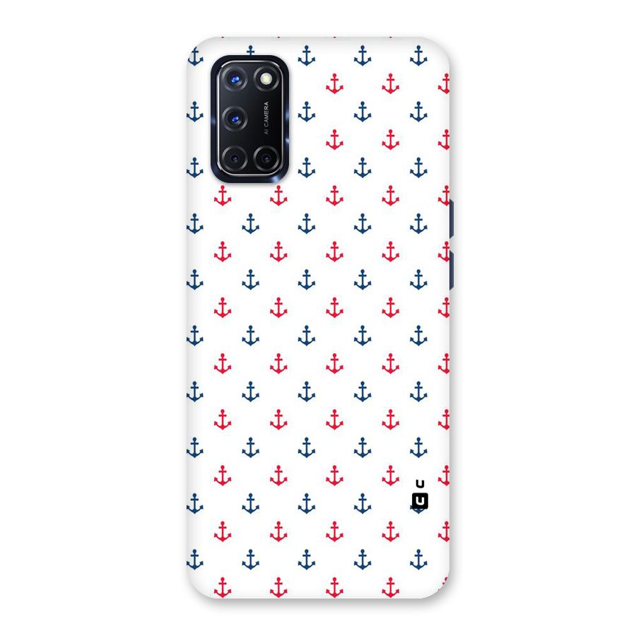 Minimal Anchor Pattern Back Case for Oppo A52