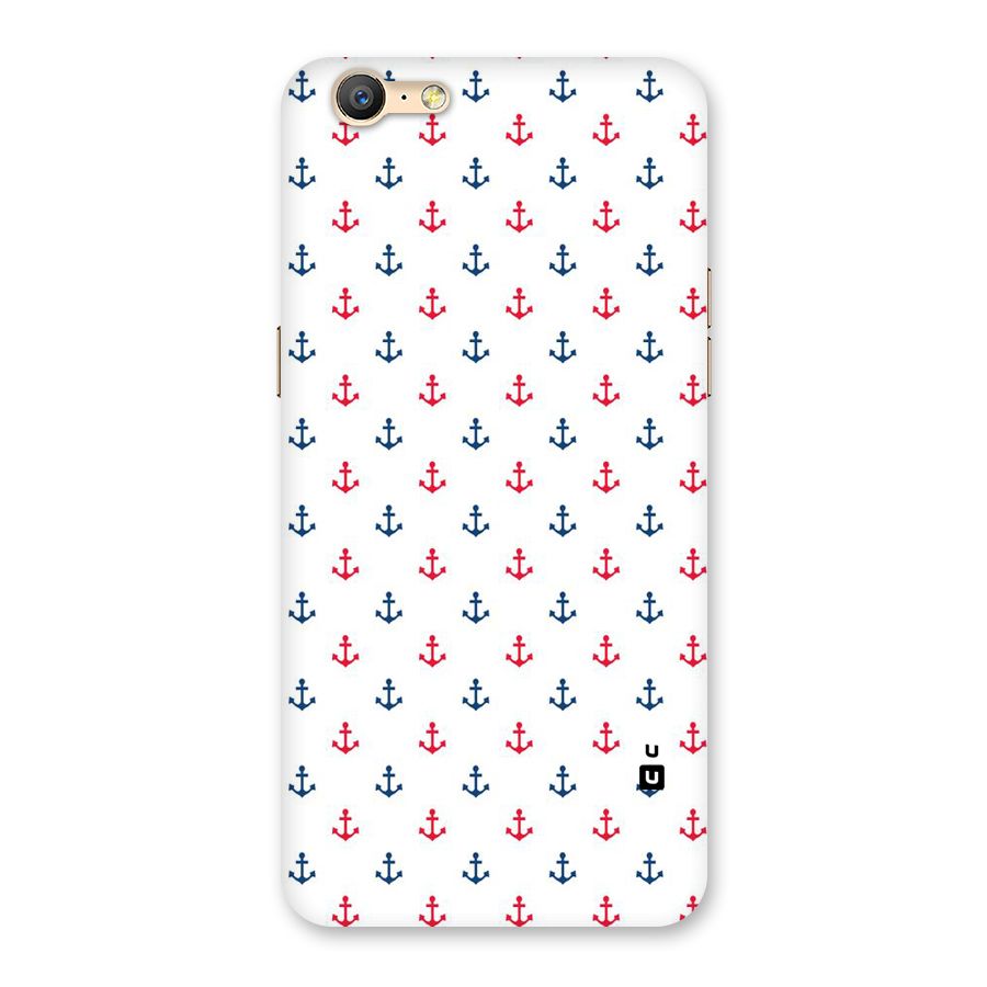 Minimal Anchor Pattern Back Case for Oppo A57