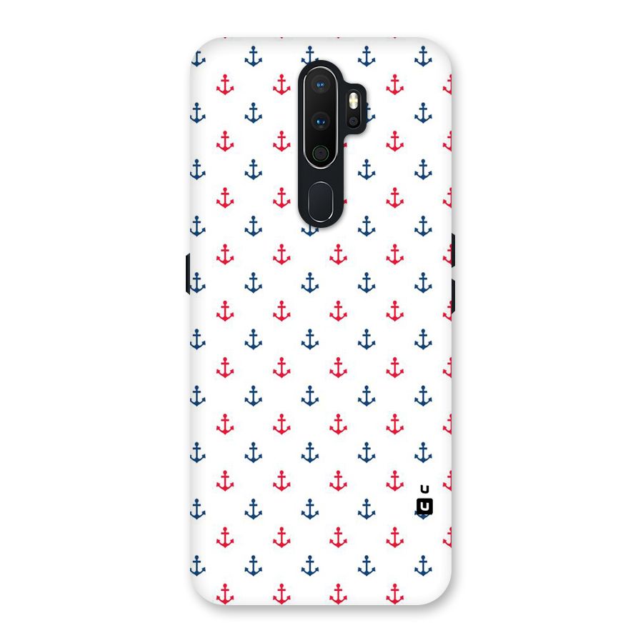 Minimal Anchor Pattern Back Case for Oppo A5 (2020)