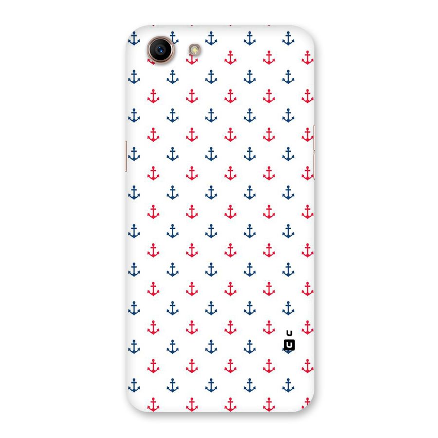Minimal Anchor Pattern Back Case for Oppo A83 (2018)