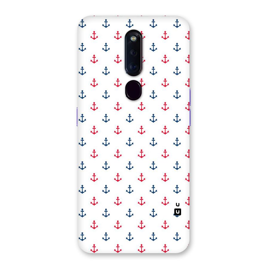 Minimal Anchor Pattern Back Case for Oppo F11 Pro