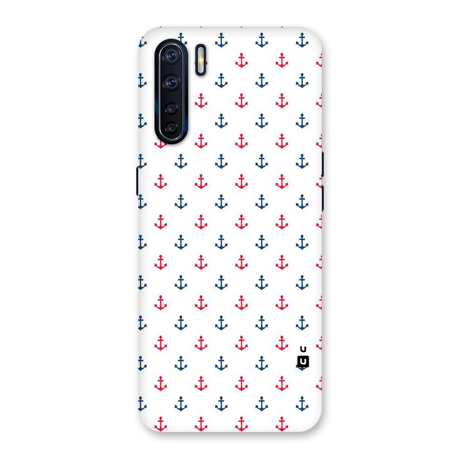 Minimal Anchor Pattern Back Case for Oppo F15