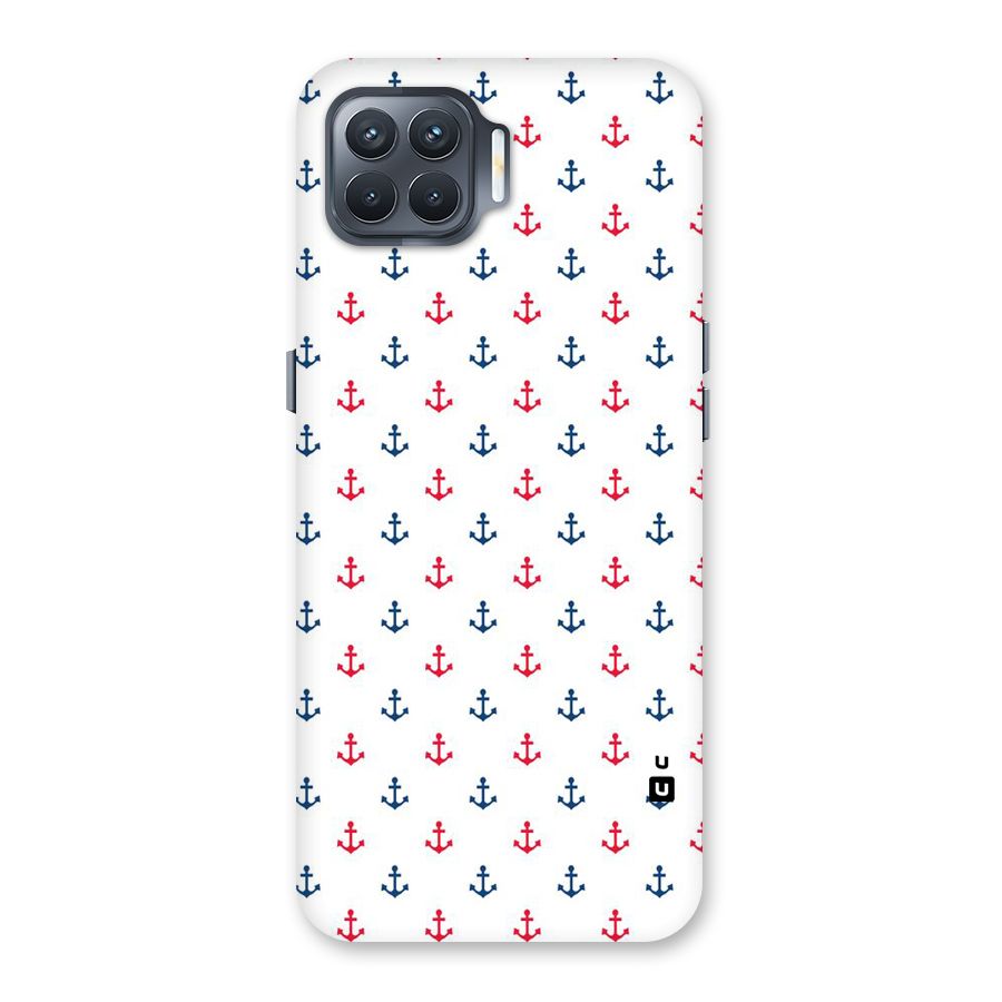 Minimal Anchor Pattern Back Case for Oppo F17 Pro