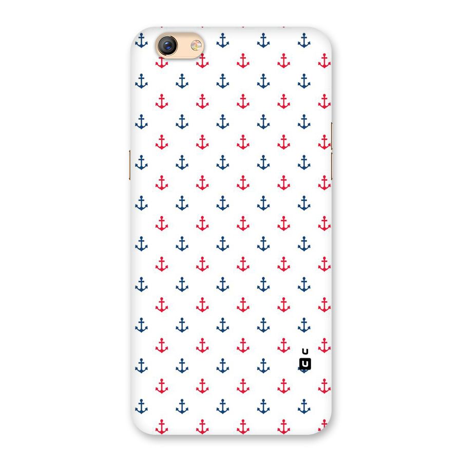 Minimal Anchor Pattern Back Case for Oppo F3 Plus