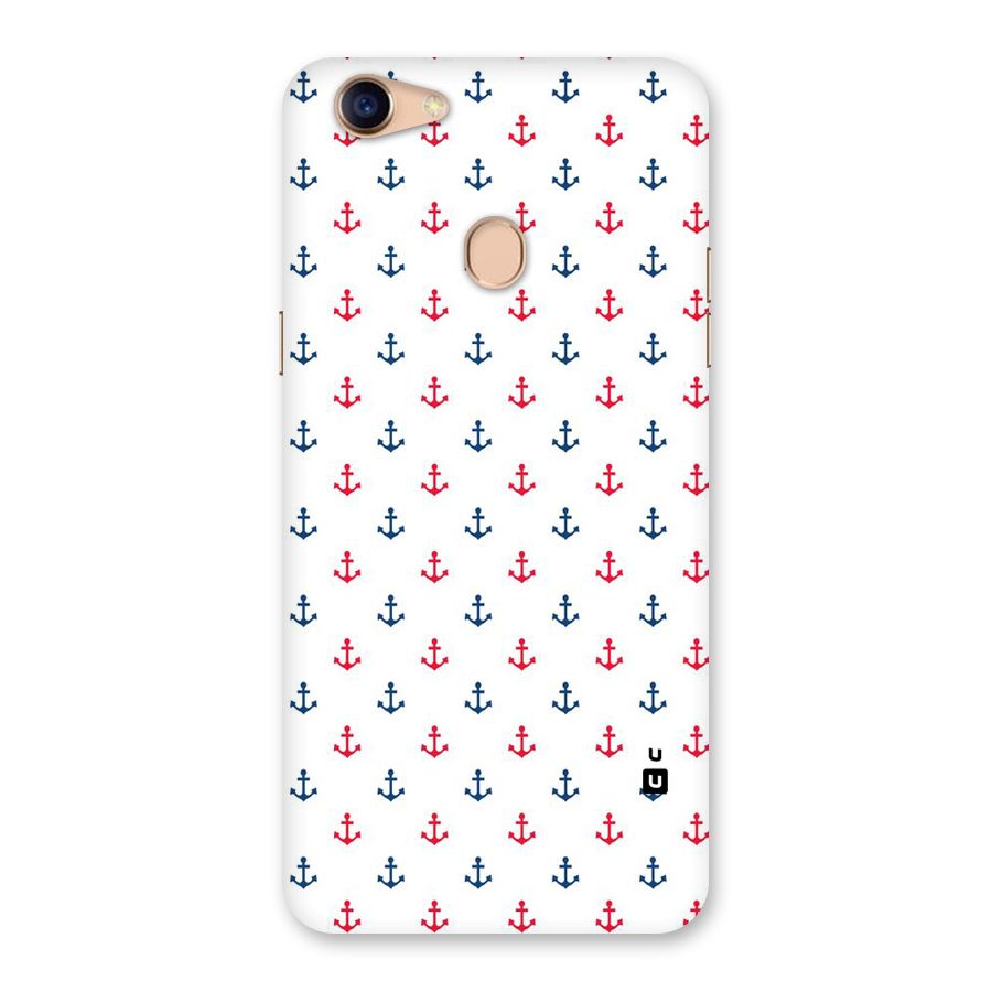 Minimal Anchor Pattern Back Case for Oppo F5