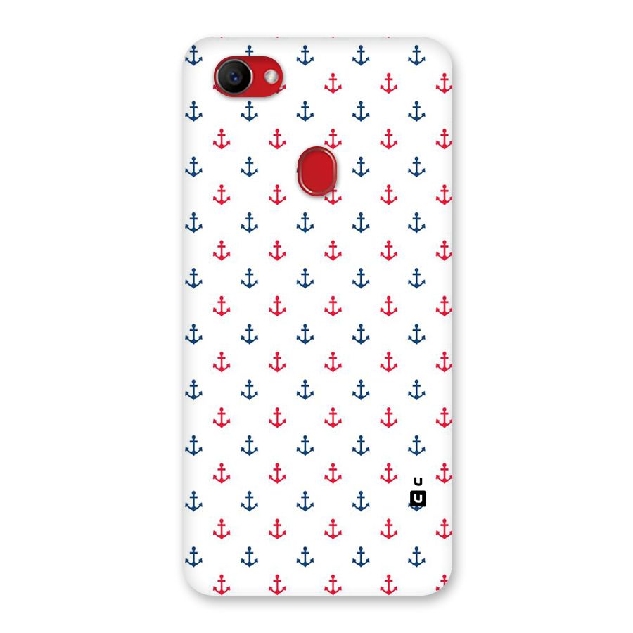 Minimal Anchor Pattern Back Case for Oppo F7