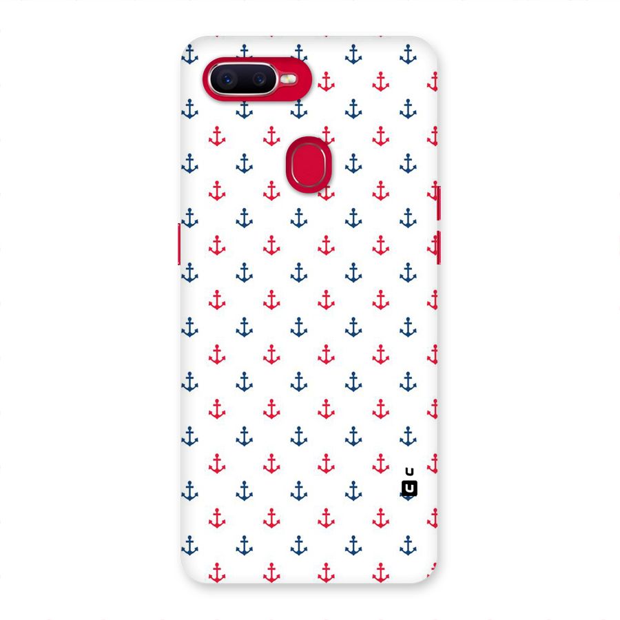 Minimal Anchor Pattern Back Case for Oppo F9 Pro