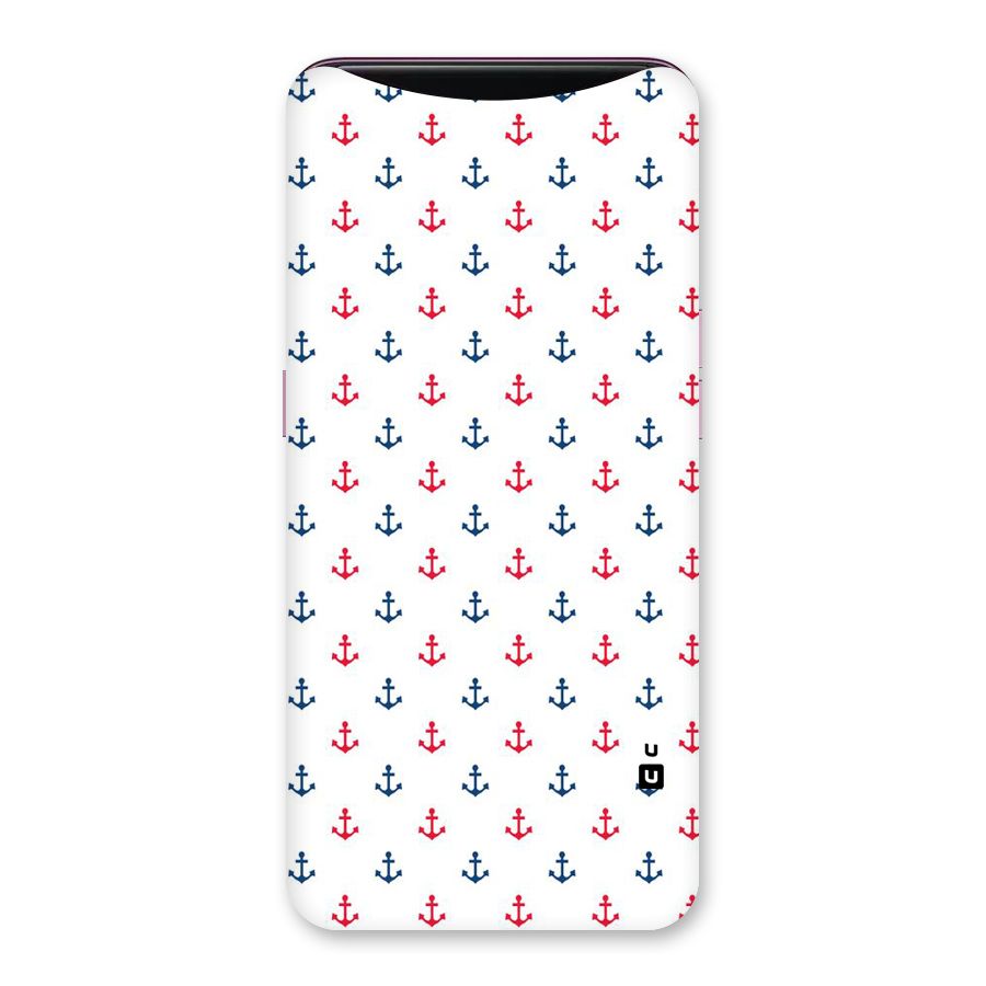 Minimal Anchor Pattern Back Case for Oppo Find X