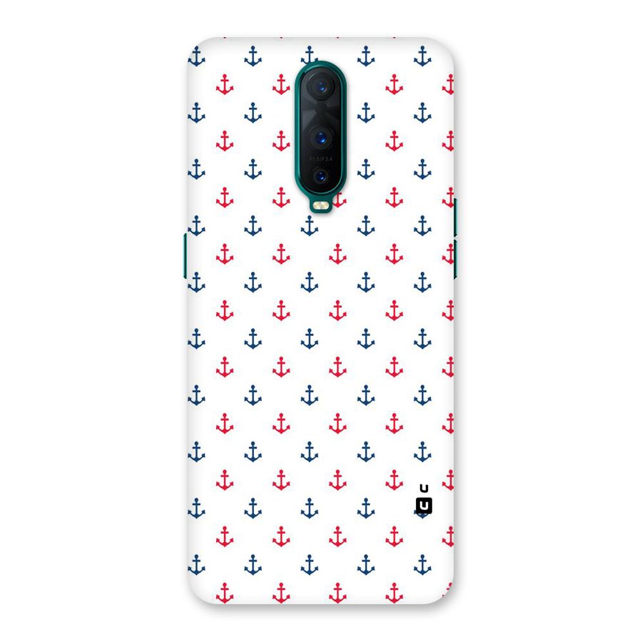 Minimal Anchor Pattern Back Case for Oppo R17 Pro