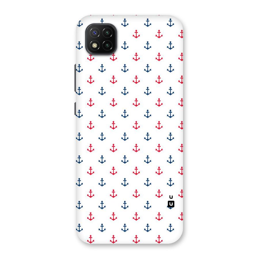 Minimal Anchor Pattern Back Case for Poco C3