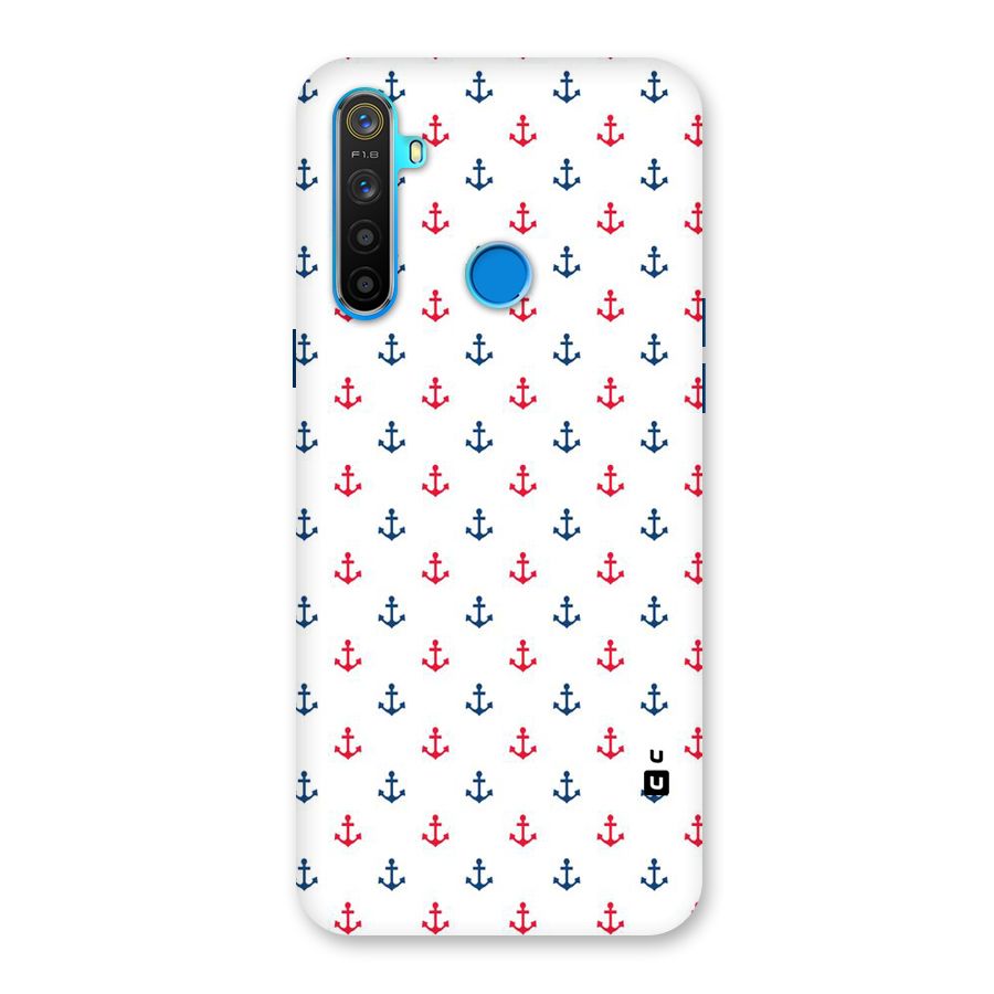 Minimal Anchor Pattern Back Case for Realme 5
