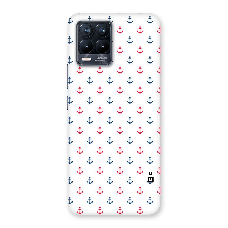 Minimal Anchor Pattern Back Case for Realme 8 Pro