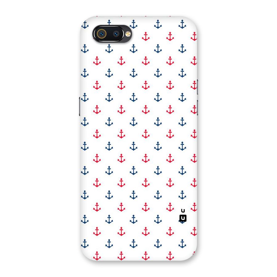 Minimal Anchor Pattern Back Case for Realme C2
