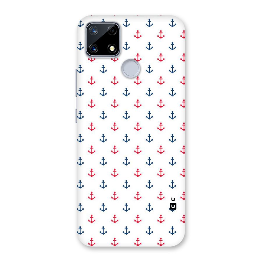 Minimal Anchor Pattern Back Case for Realme Narzo 20