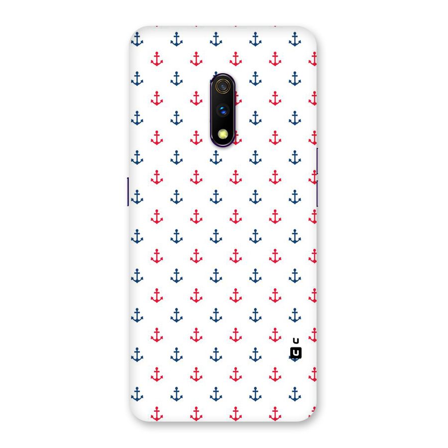 Minimal Anchor Pattern Back Case for Realme X