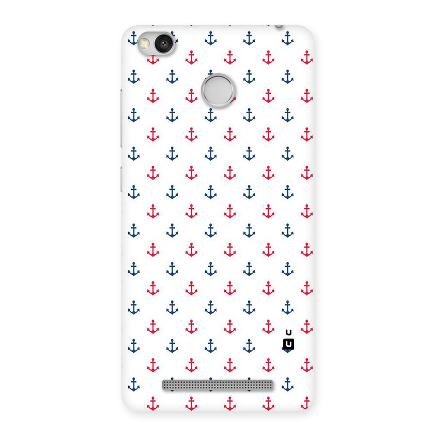 Minimal Anchor Pattern Back Case for Redmi 3S Prime