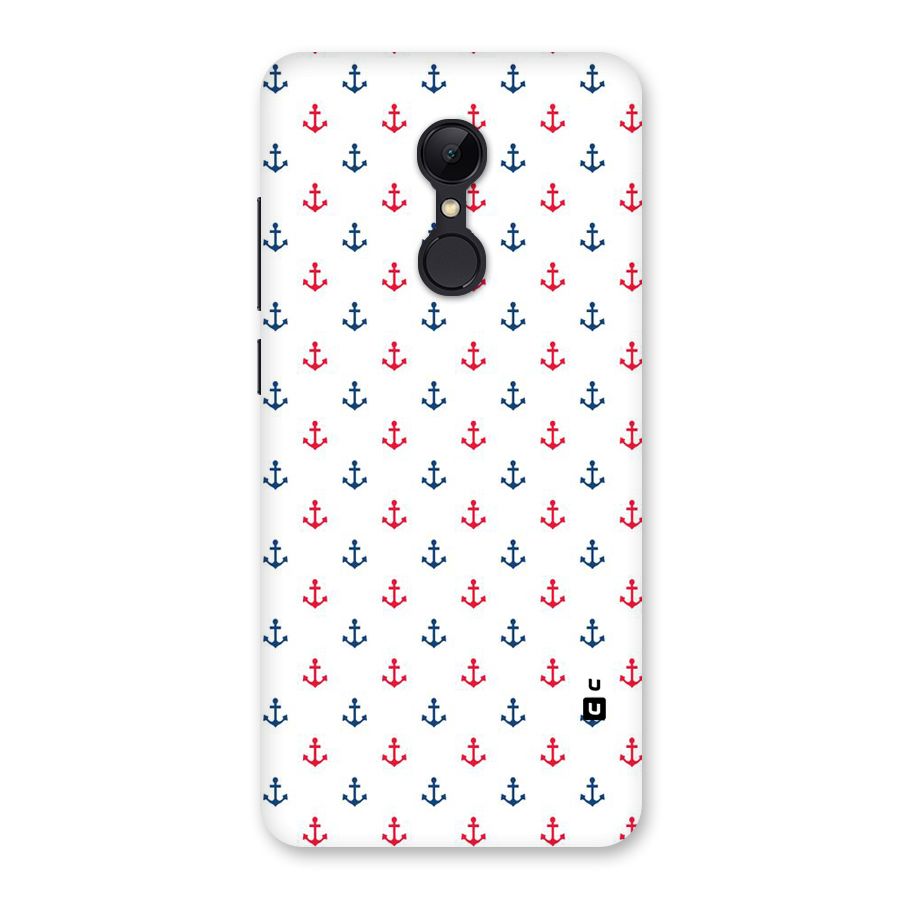 Minimal Anchor Pattern Back Case for Redmi 5