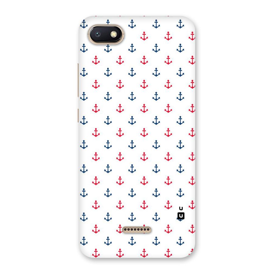 Minimal Anchor Pattern Back Case for Redmi 6A