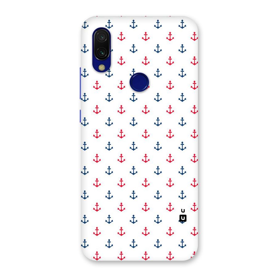 Minimal Anchor Pattern Back Case for Redmi 7