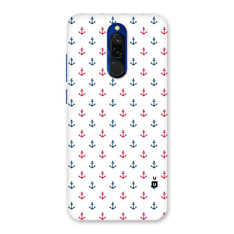 Minimal Anchor Pattern Back Case for Redmi 8