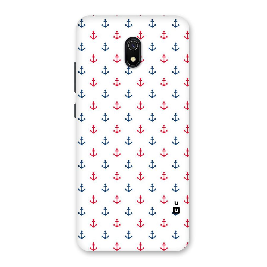 Minimal Anchor Pattern Back Case for Redmi 8A