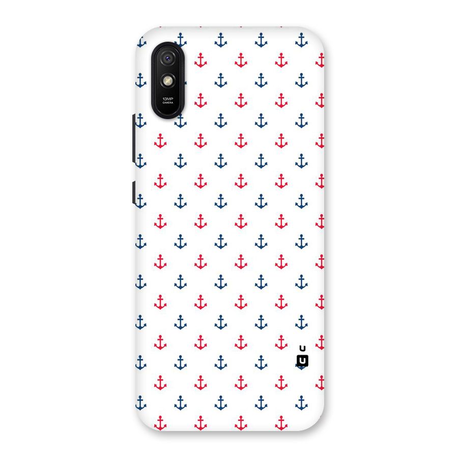 Minimal Anchor Pattern Back Case for Redmi 9A