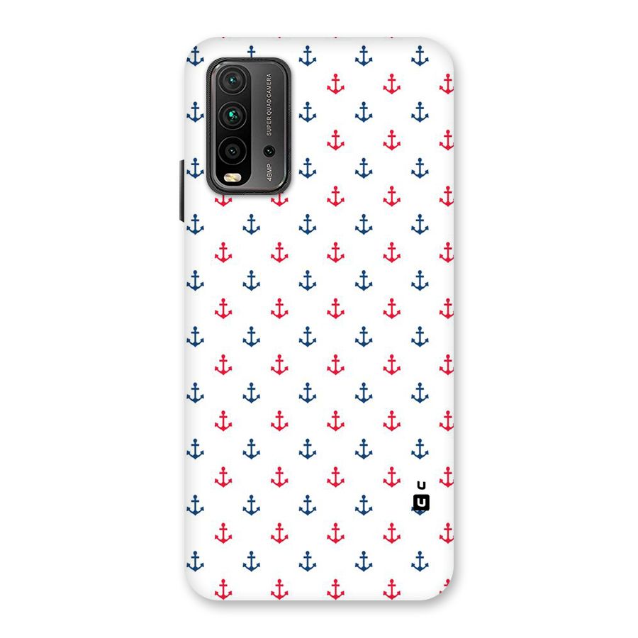 Minimal Anchor Pattern Back Case for Redmi 9 Power