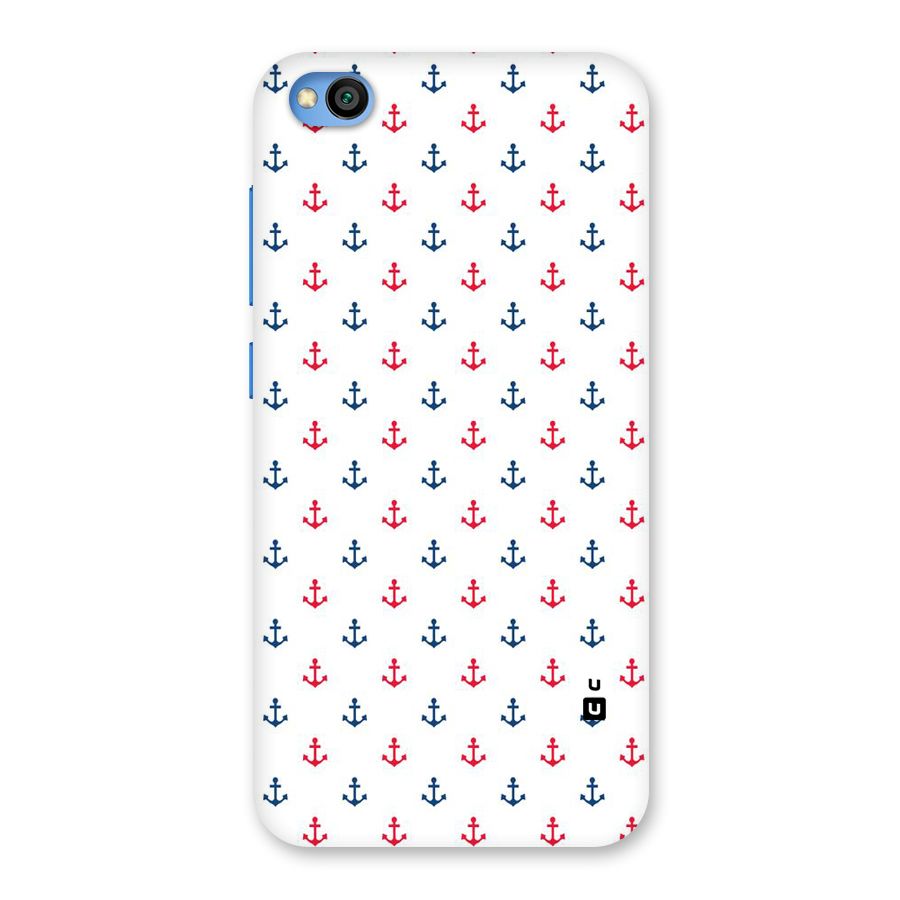 Minimal Anchor Pattern Back Case for Redmi Go