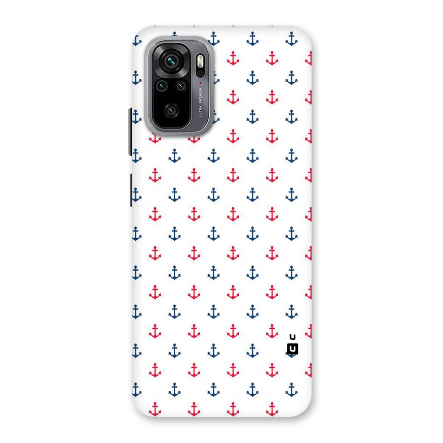 Minimal Anchor Pattern Back Case for Redmi Note 10