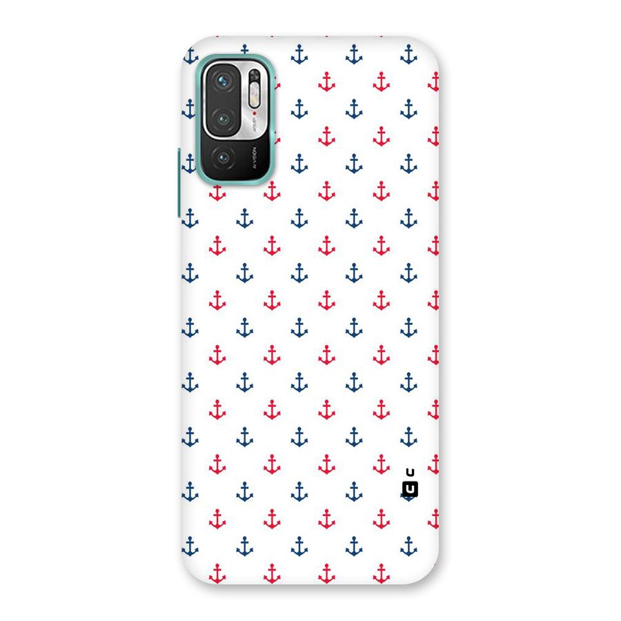 Minimal Anchor Pattern Back Case for Redmi Note 10T 5G