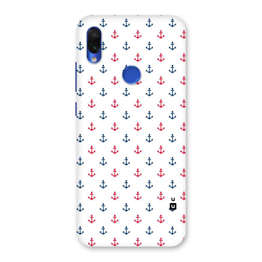 Minimal Anchor Pattern Back Case for Redmi Note 7S