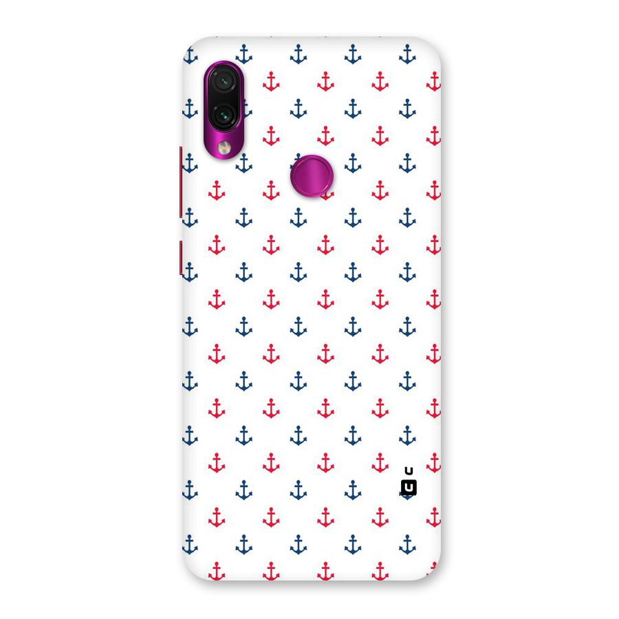 Minimal Anchor Pattern Back Case for Redmi Note 7 Pro
