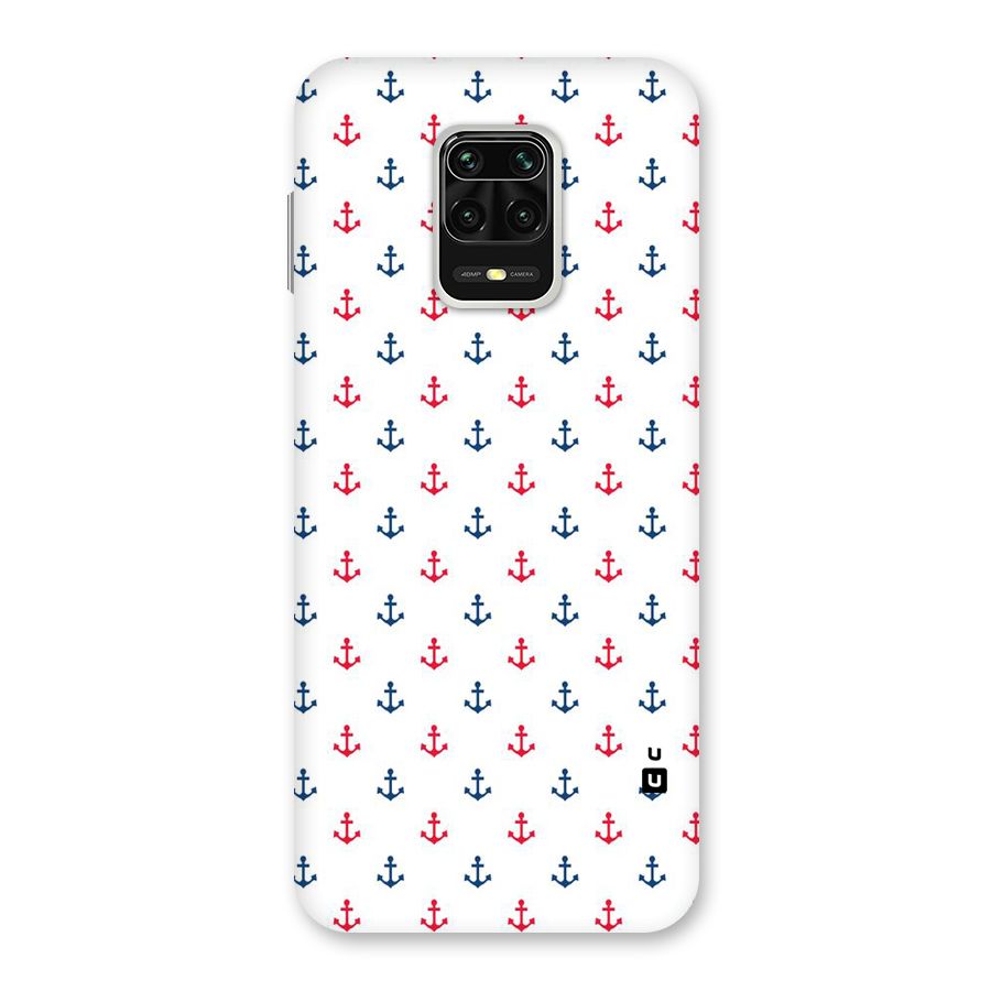 Minimal Anchor Pattern Back Case for Redmi Note 9 Pro