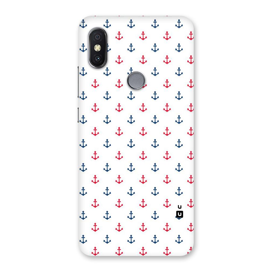 Minimal Anchor Pattern Back Case for Redmi Y2