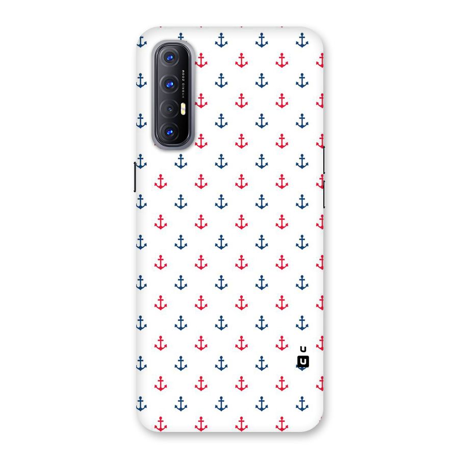 Minimal Anchor Pattern Back Case for Reno3 Pro