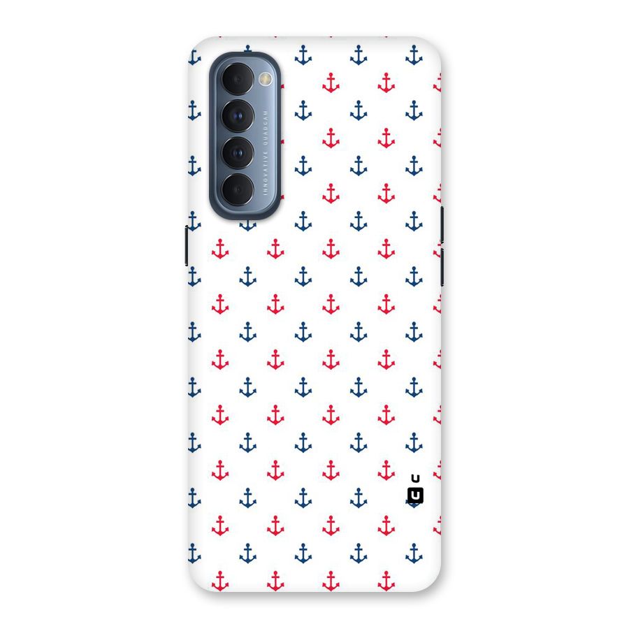 Minimal Anchor Pattern Back Case for Reno4 Pro